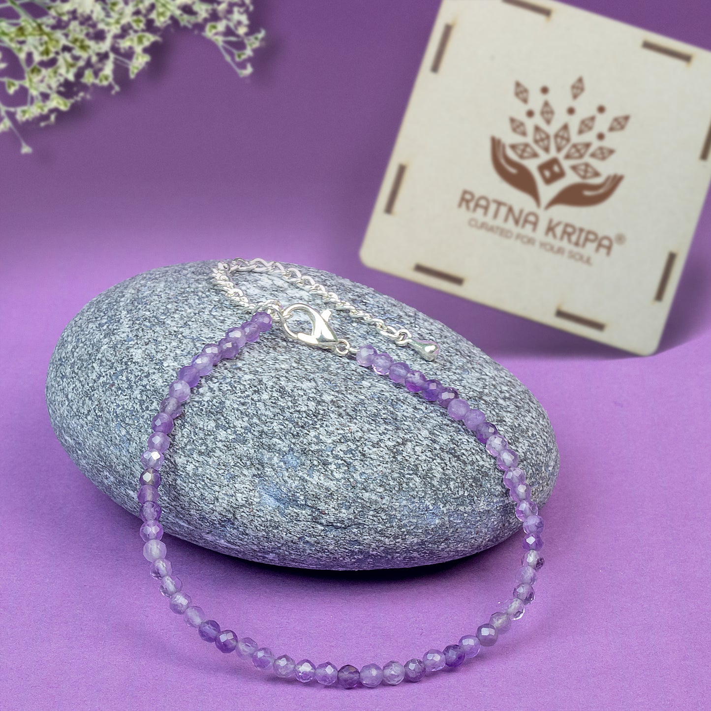 Amethyst Anklet