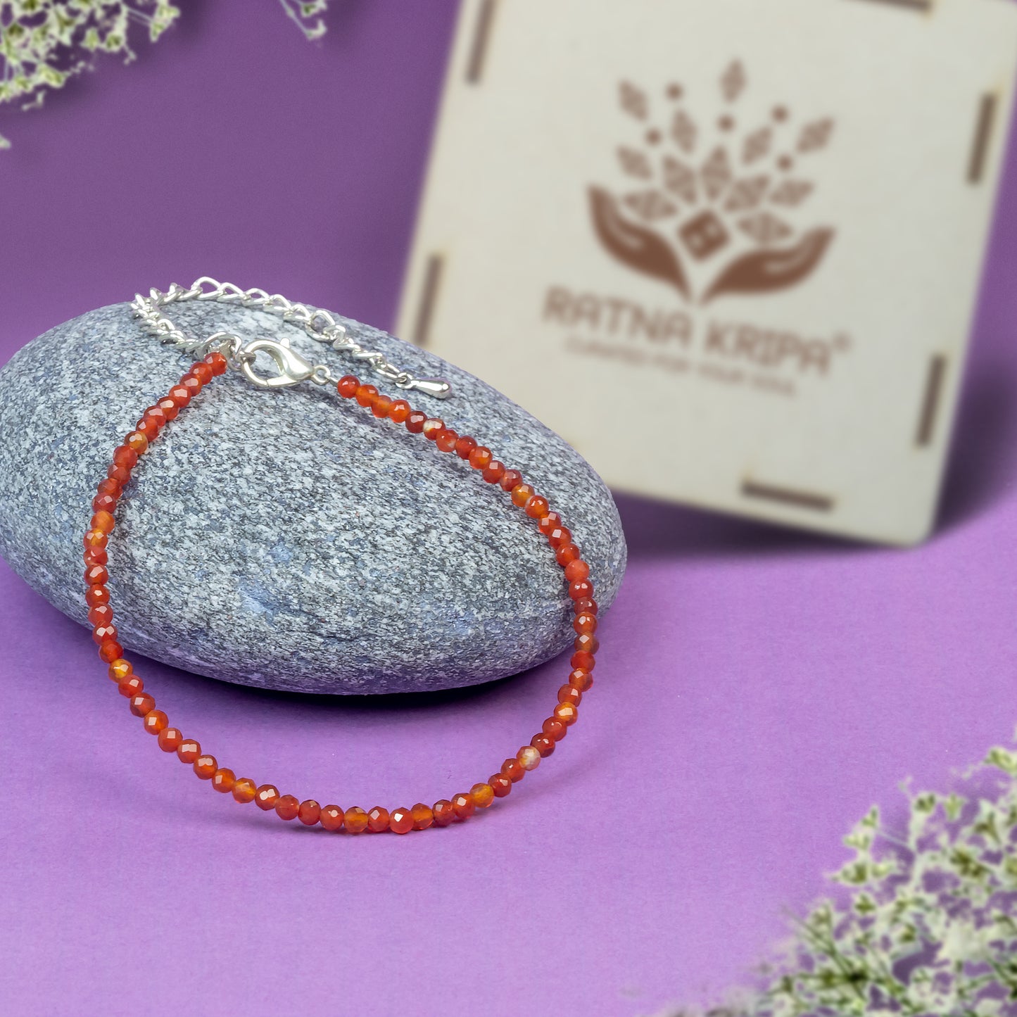 Red Carnelian Anklet