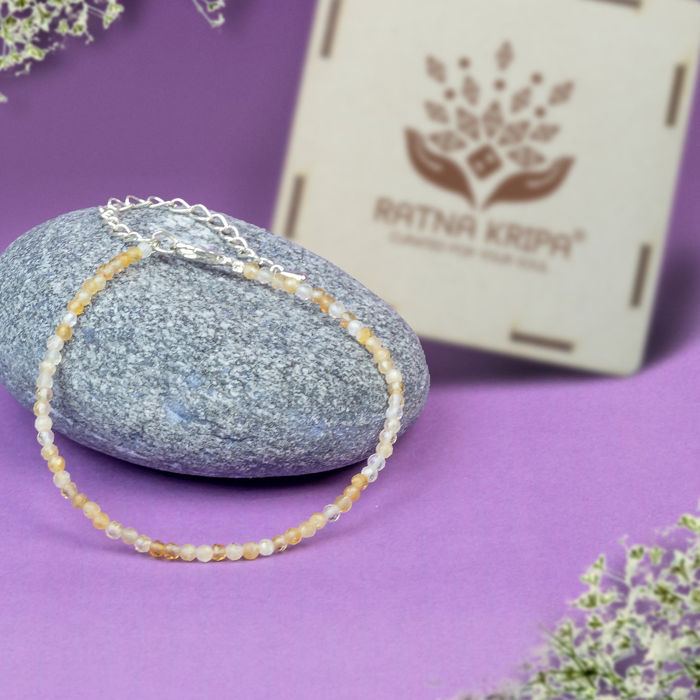 Congo Citrine Anklet