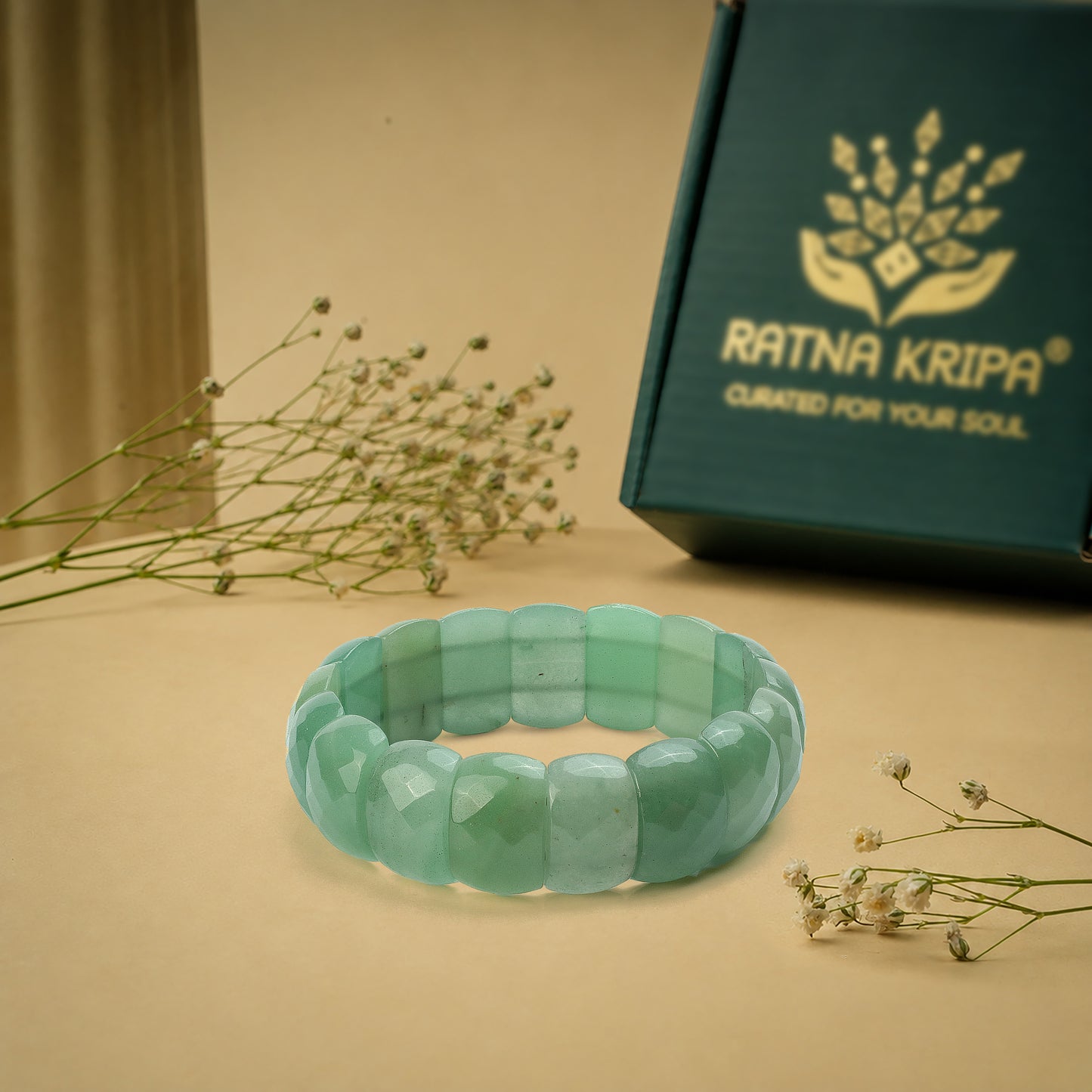 Green Aventurine Bracelet - Attracts Opportunity