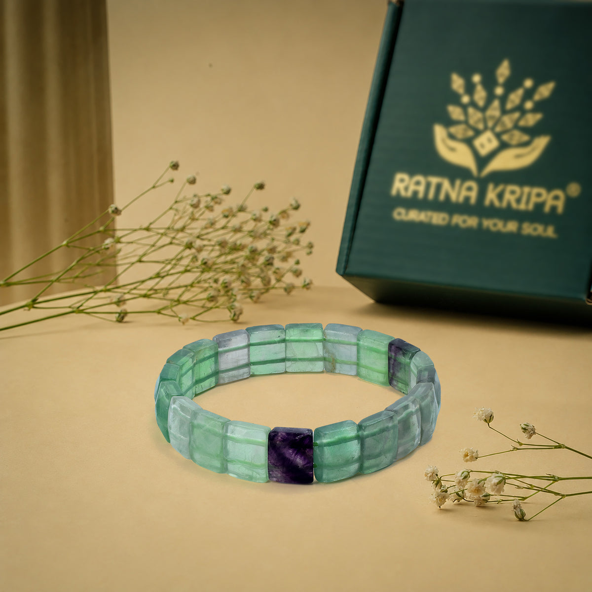 Green Fluorite Bracelet - For Concentration and Clarity