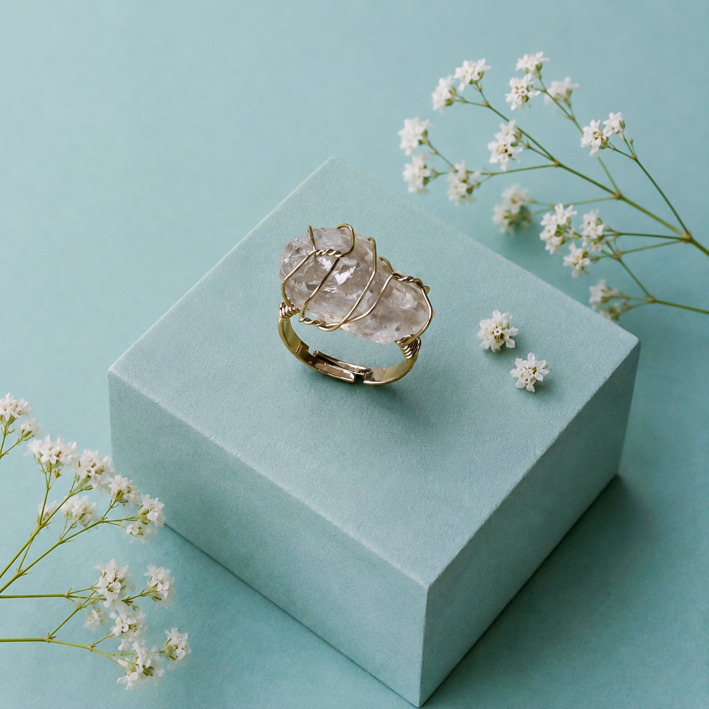 Smoky Quartz RF Ring