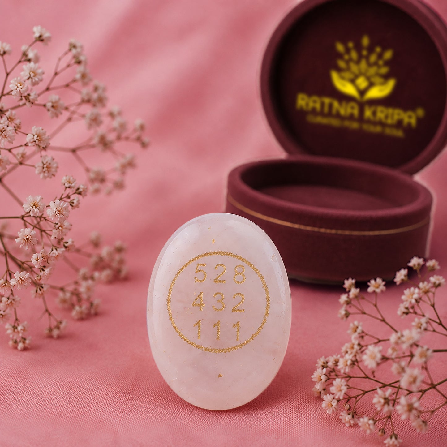 Rose Quartz Zibu Coin