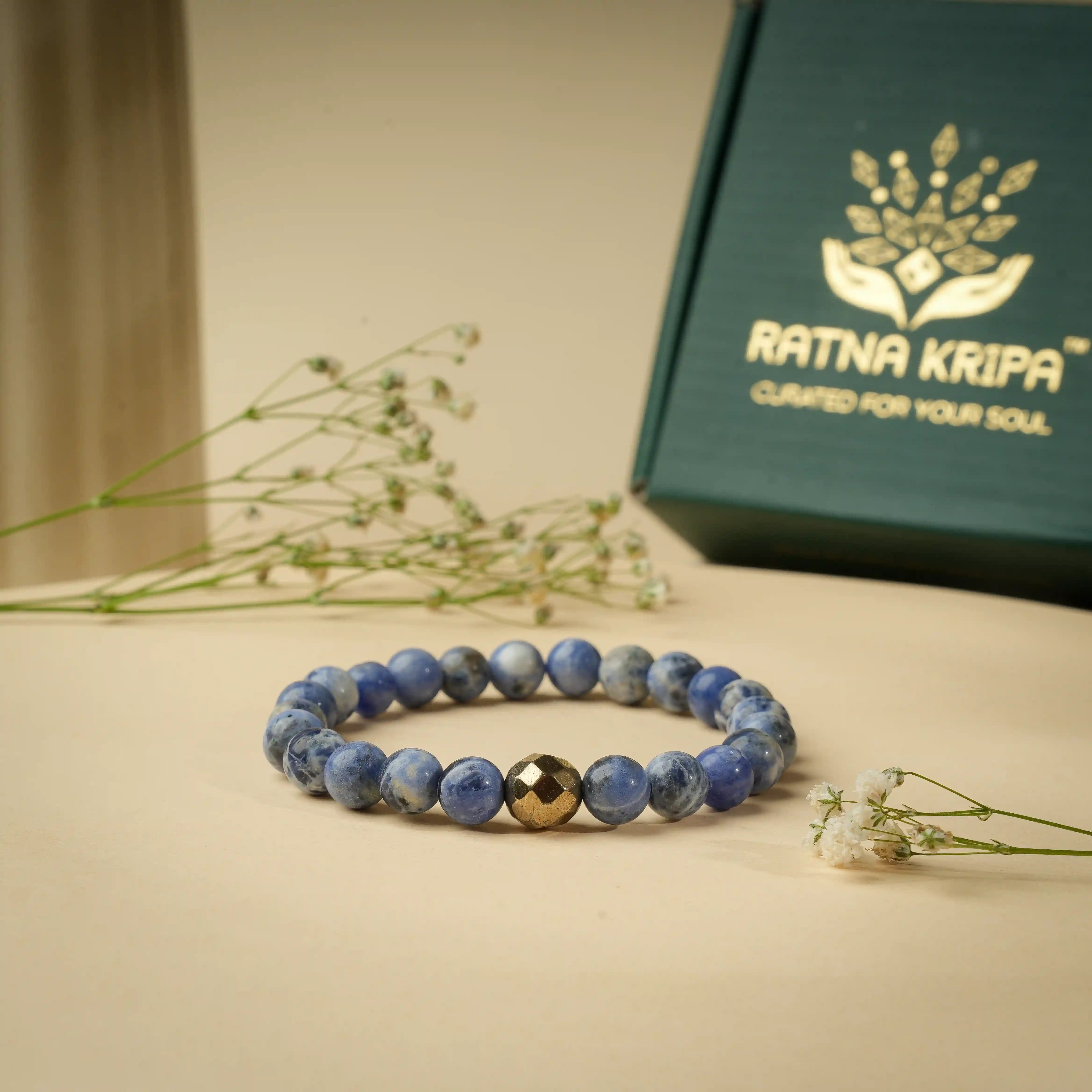 Buy Sodalite Bracelet for Truth, Focus Confidence