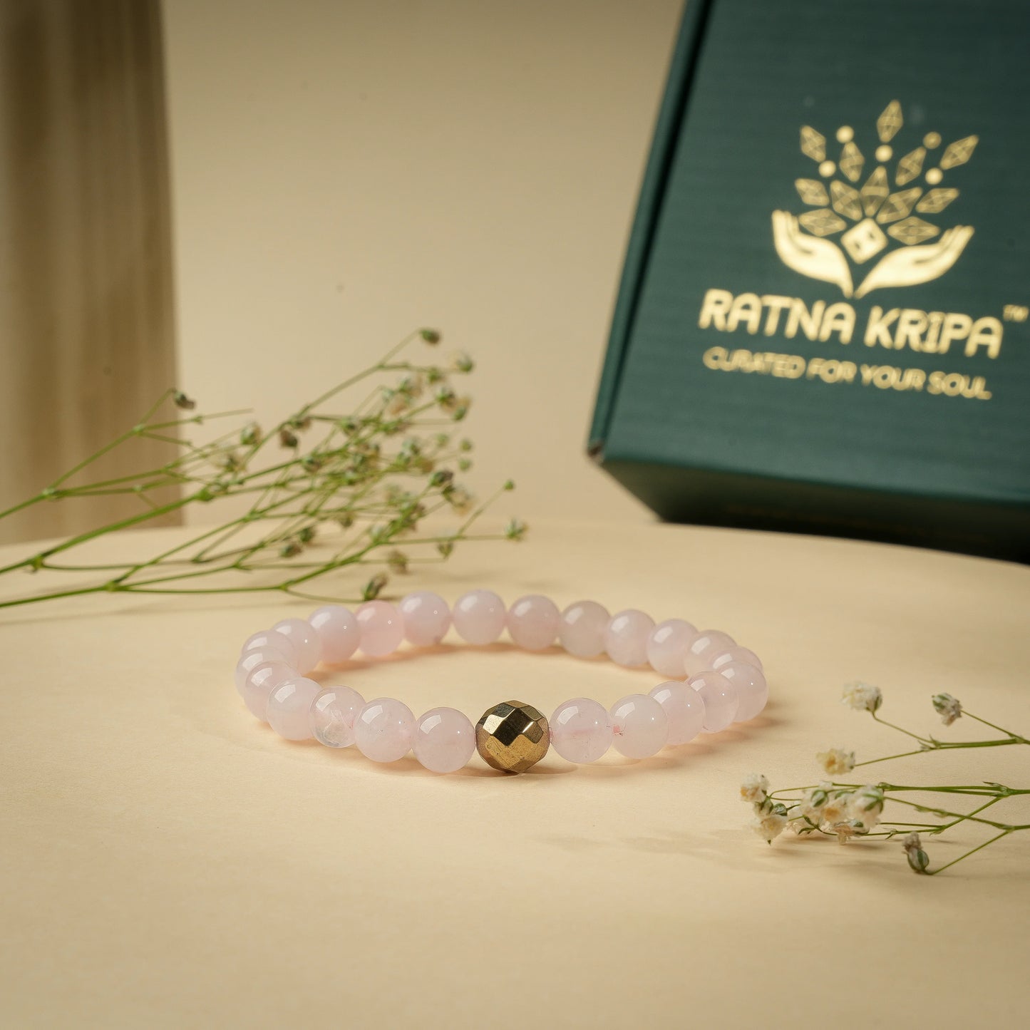 Africa rose quartz Bracelet