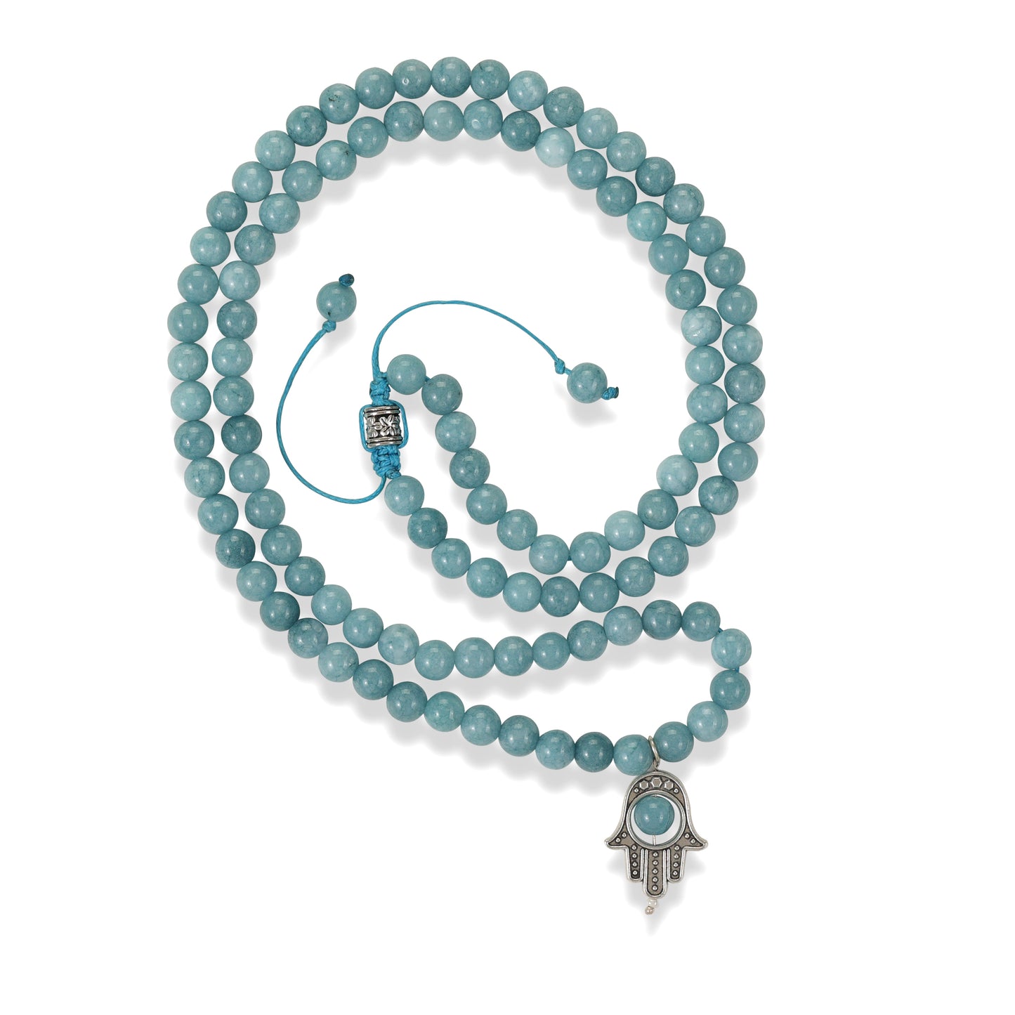 Aquamarine mala