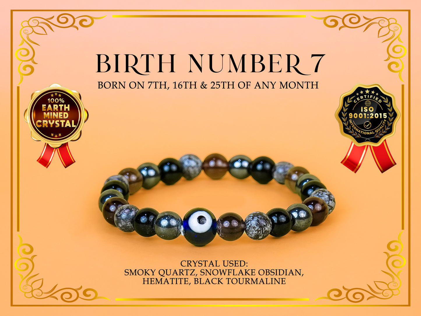 Birth Number 7 Bracelet