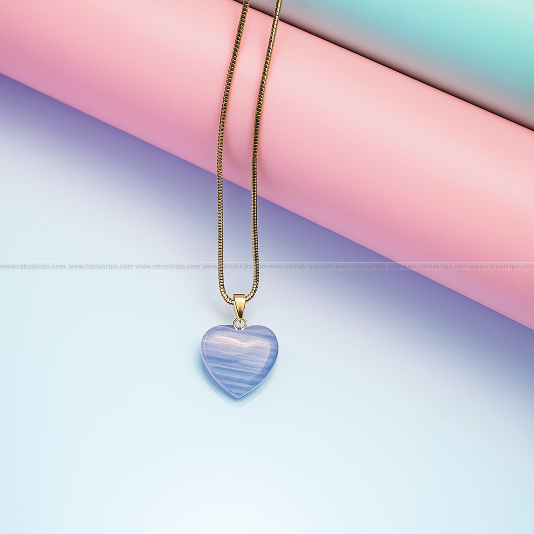 Blue Lace Agate Pendant