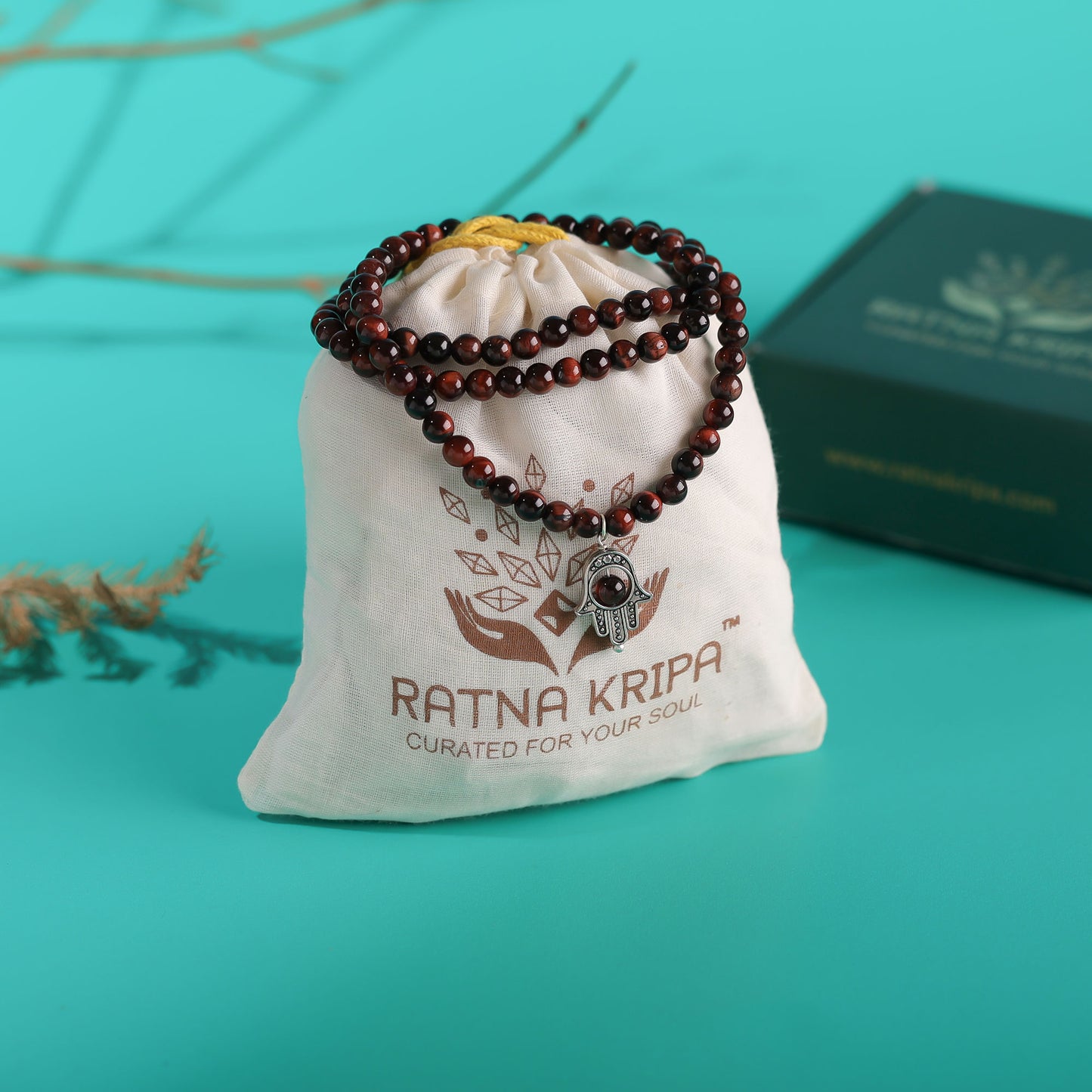 Mahogani Obsidian Mala 108 Beads - Stone of Strength