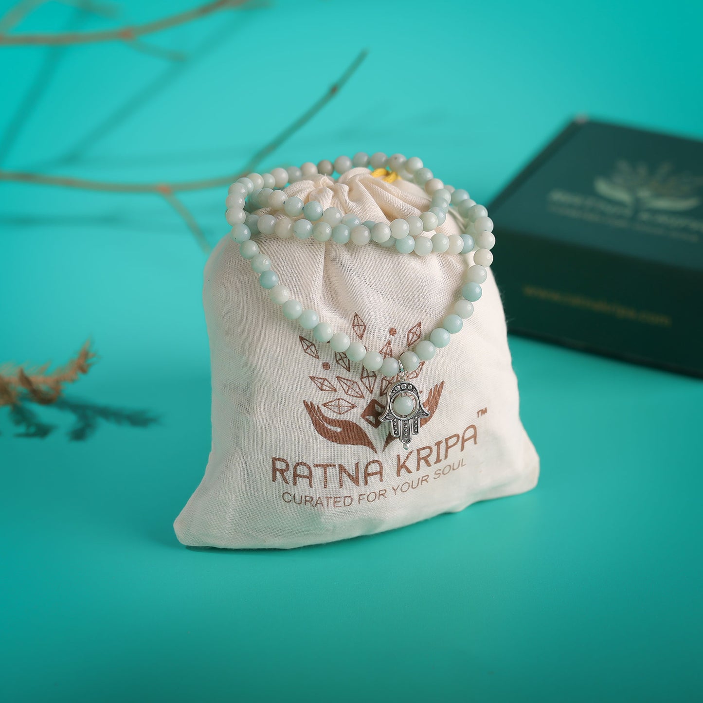 Amazonite 108 beads Mala