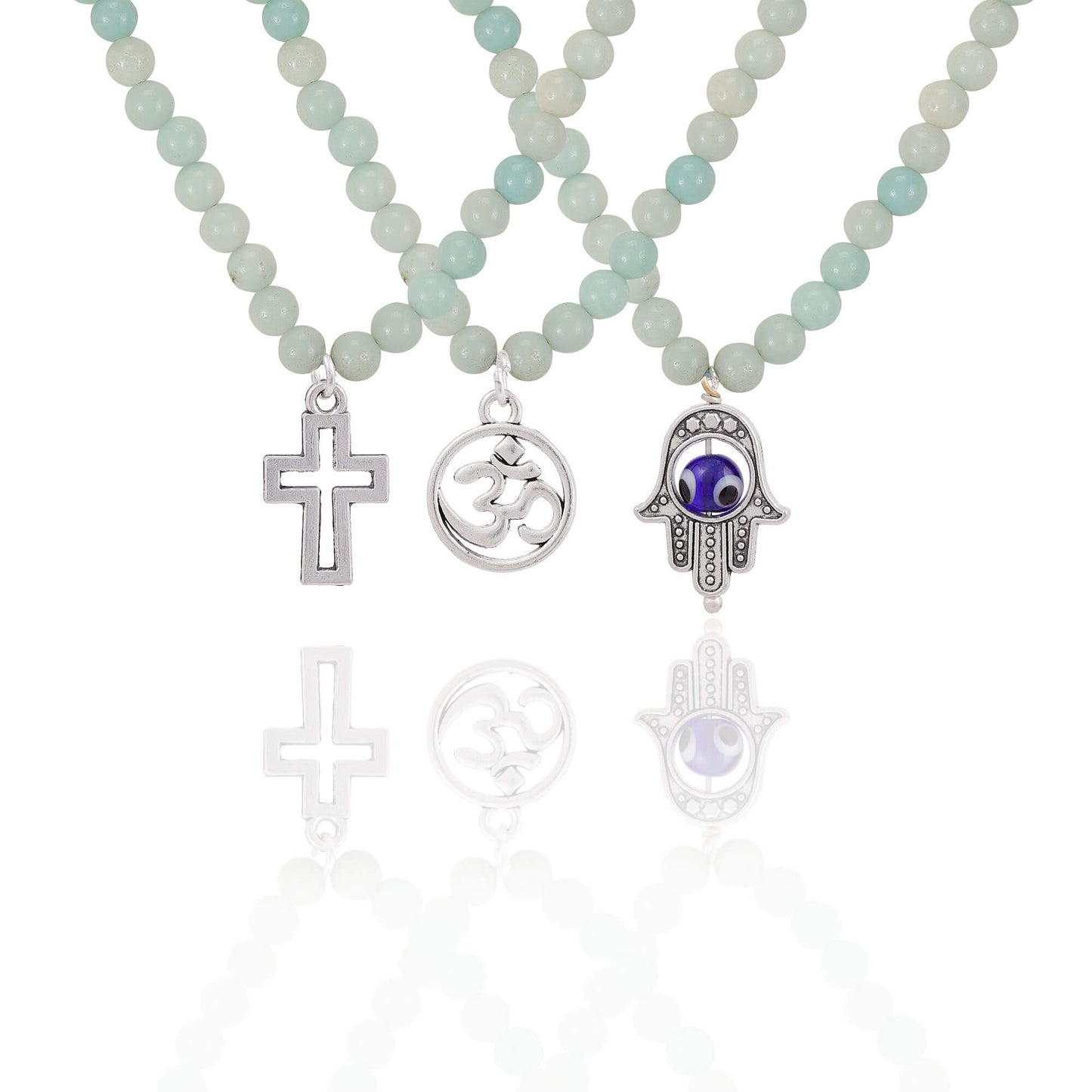 amazonite mala necklace