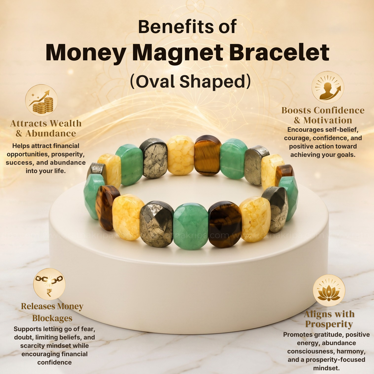 Money Magnet Bracelet - Attracts Opportunity and Wealth