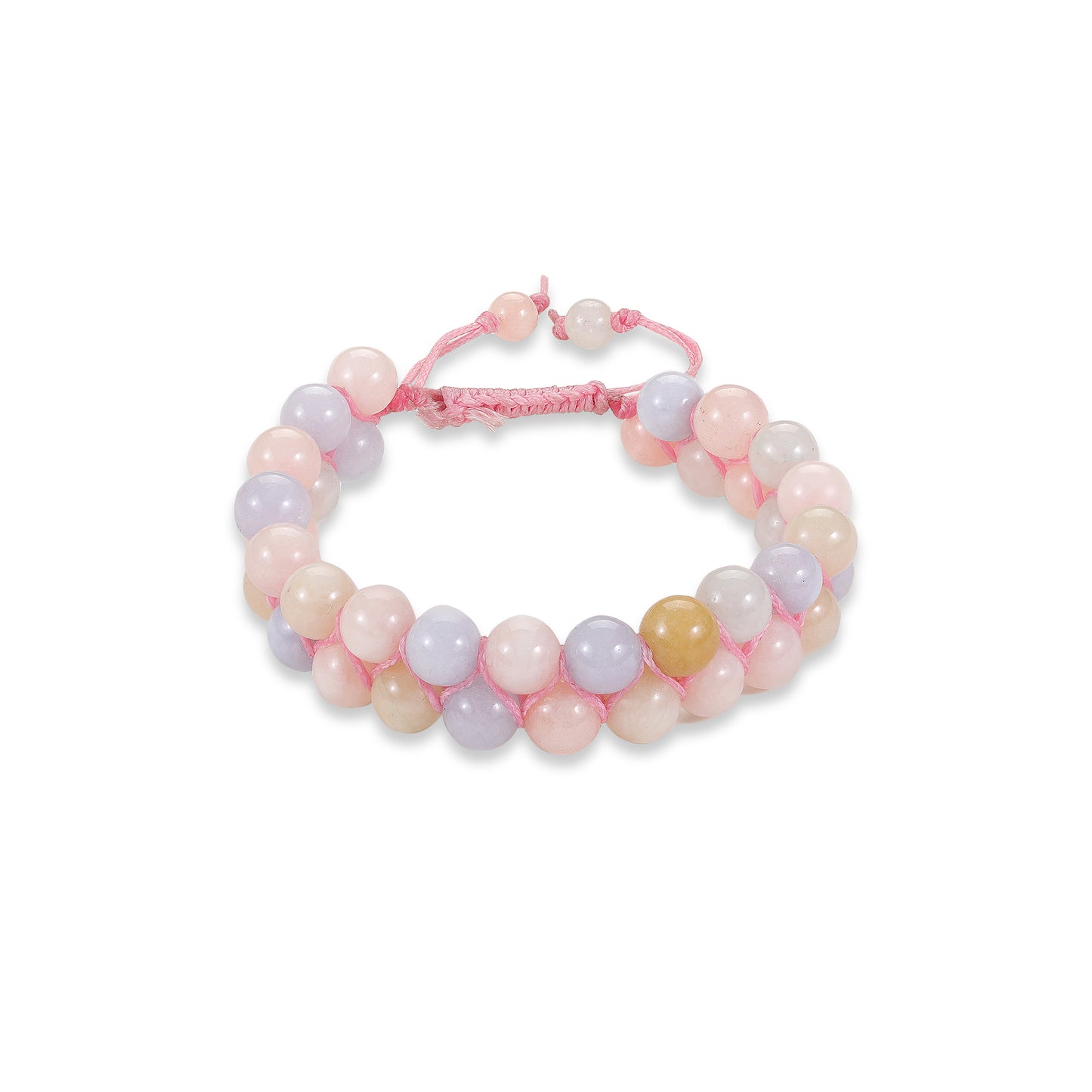 Morganite Bracelet Double Layred