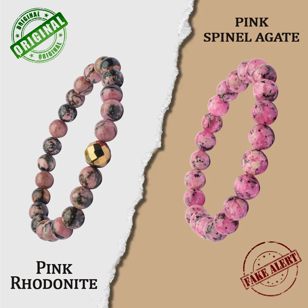 Pink Rhodonite Bracelet