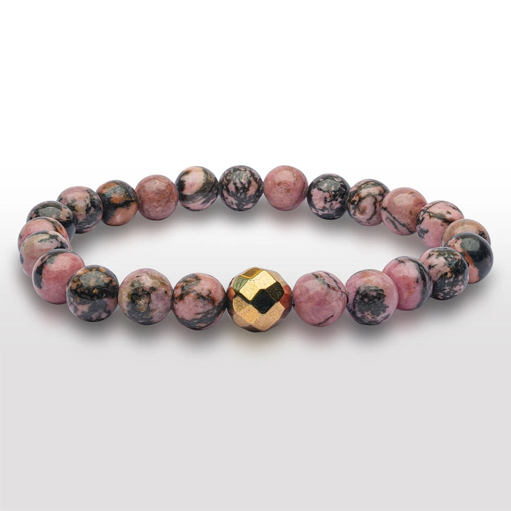 Pink Rhodonite Bracelet
