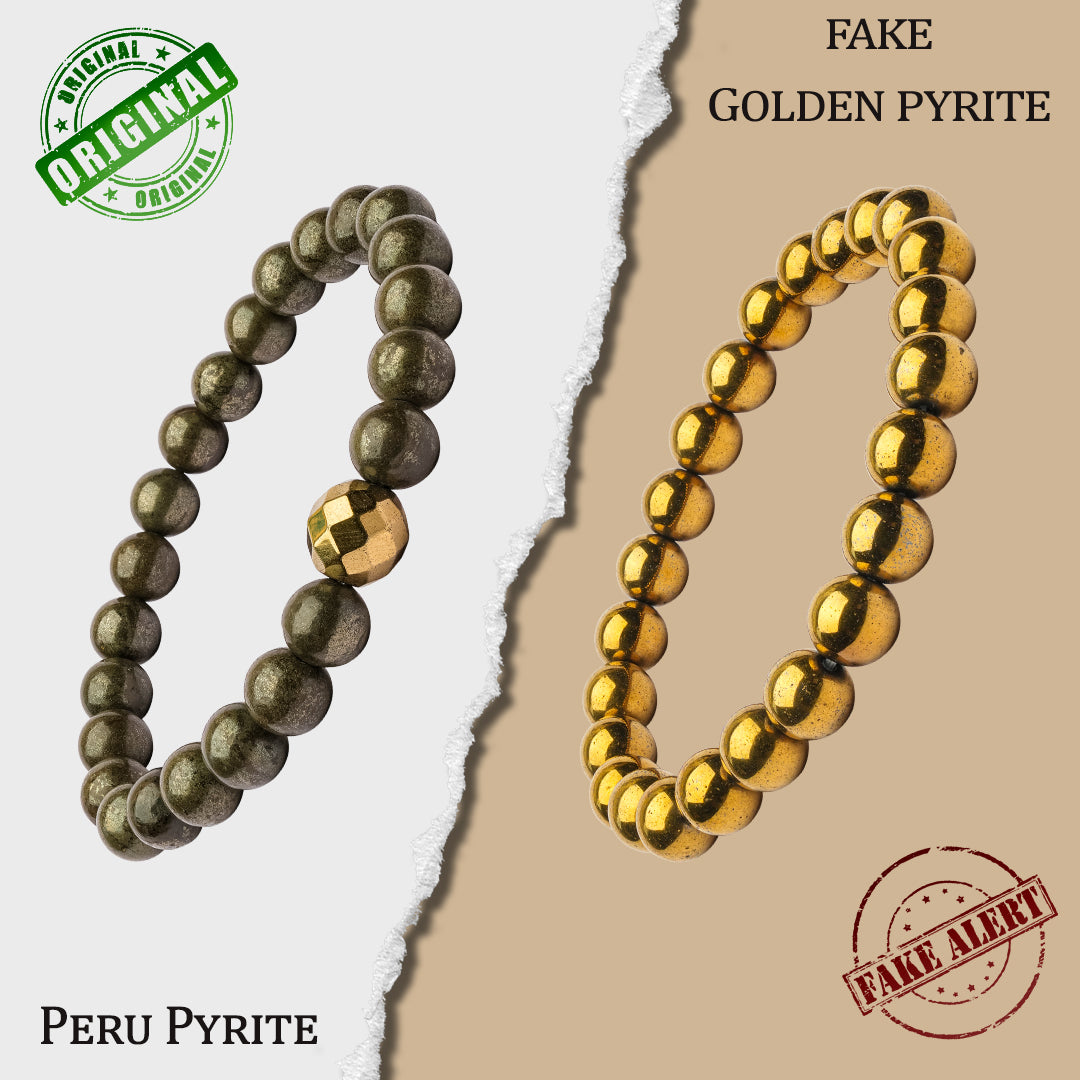 Fake Alert for pyrite Bracelet