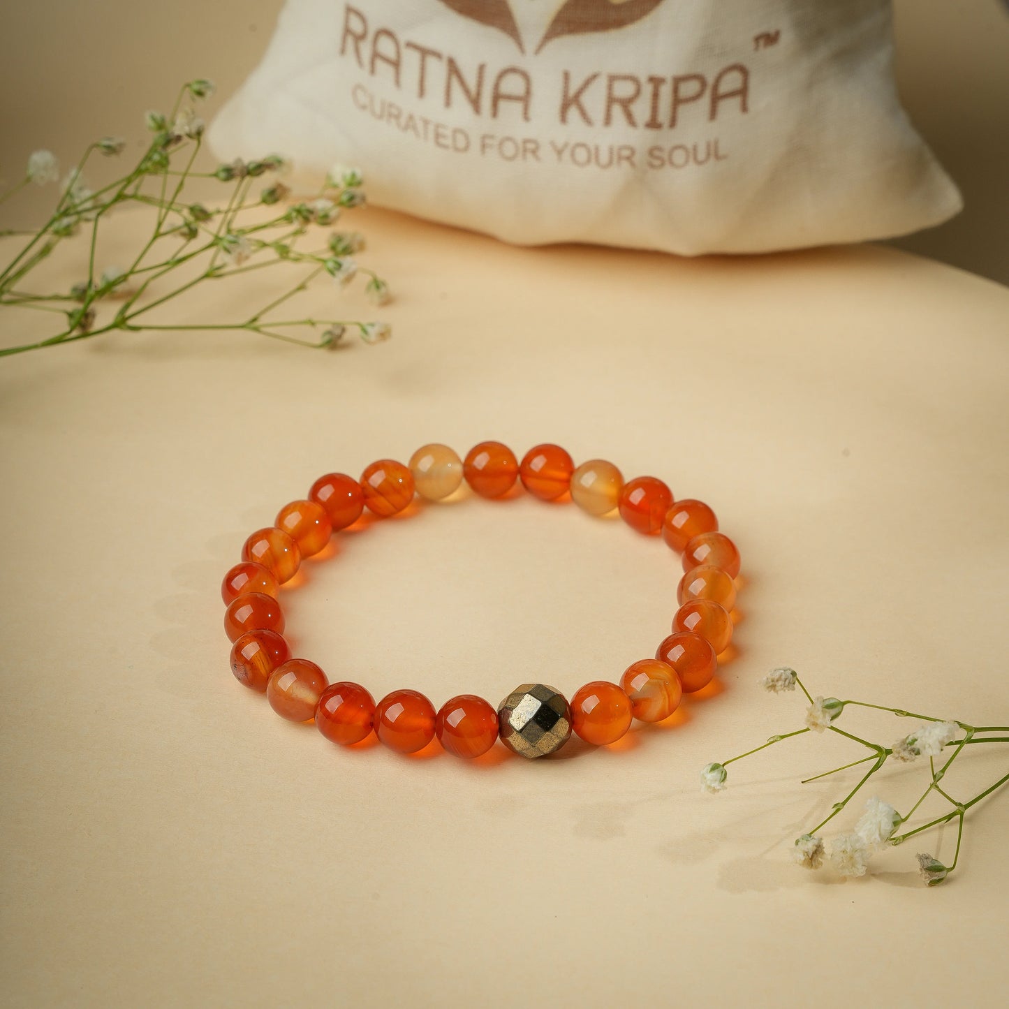 Red Carnelian Wristlet
