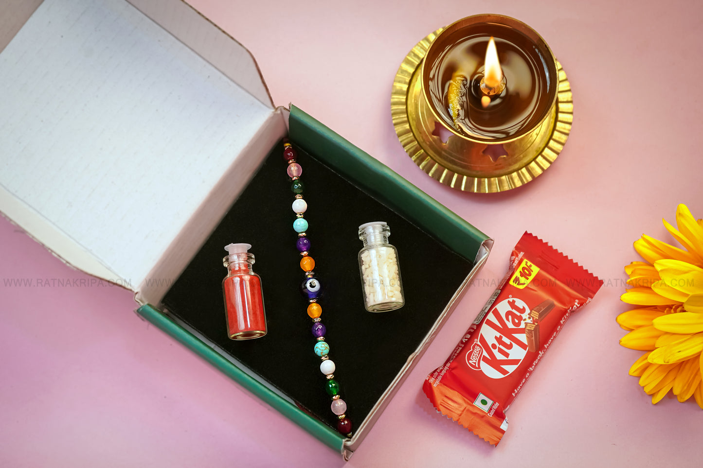 Seven Chakra Rakhi - For Balance, Protection & Inner Power