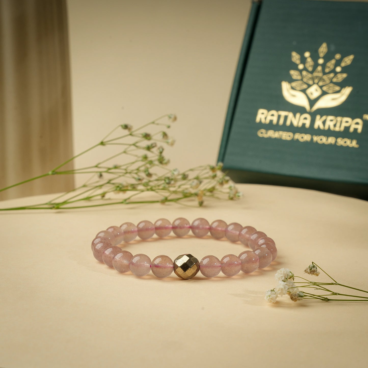 Strawberry Quartz Bracelet