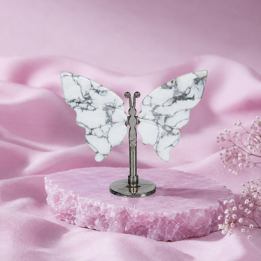 Howlite Butterfly