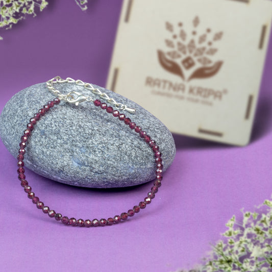 Red Garnet Anklet