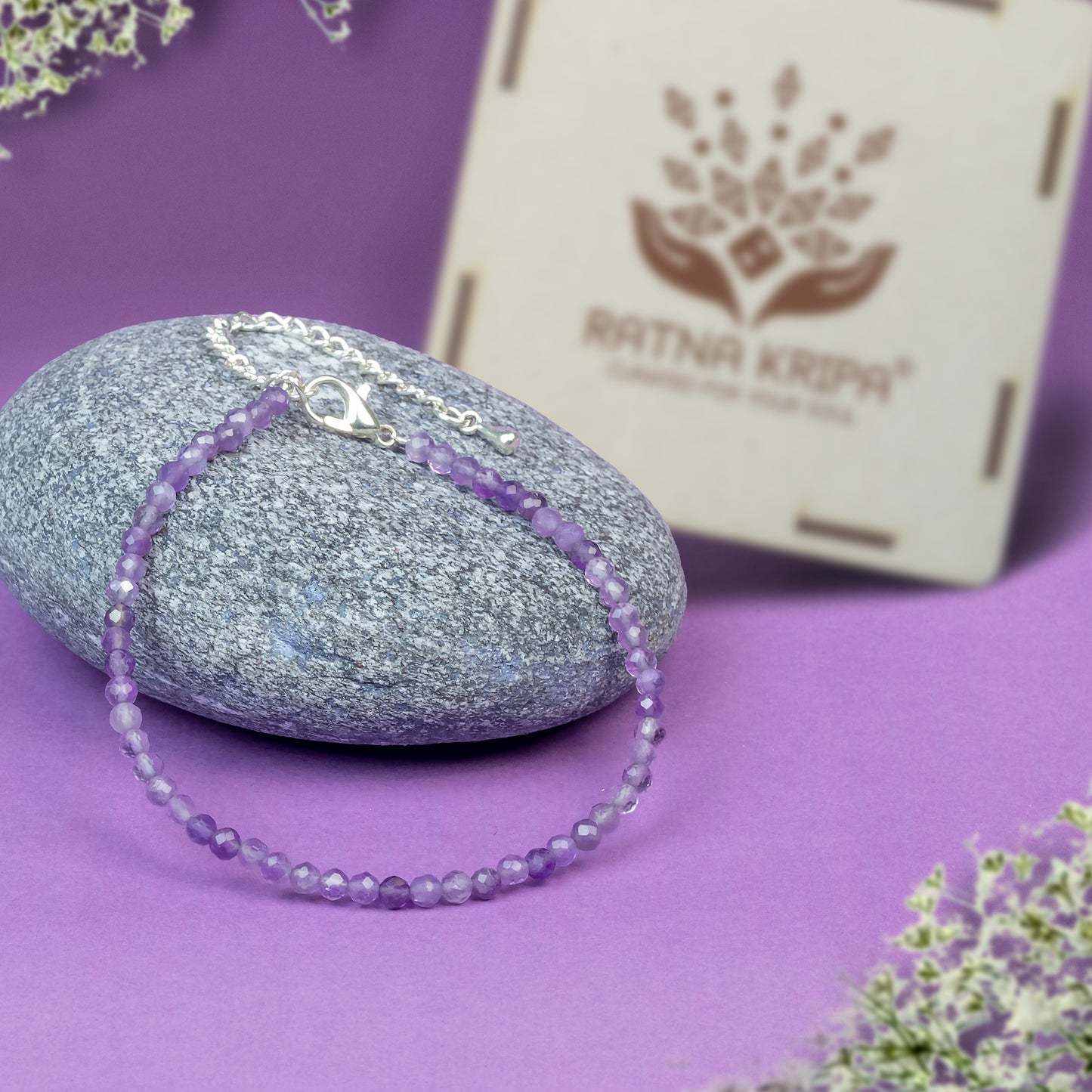 Amethyst Anklet