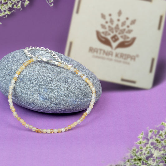 Congo Citrine Anklet