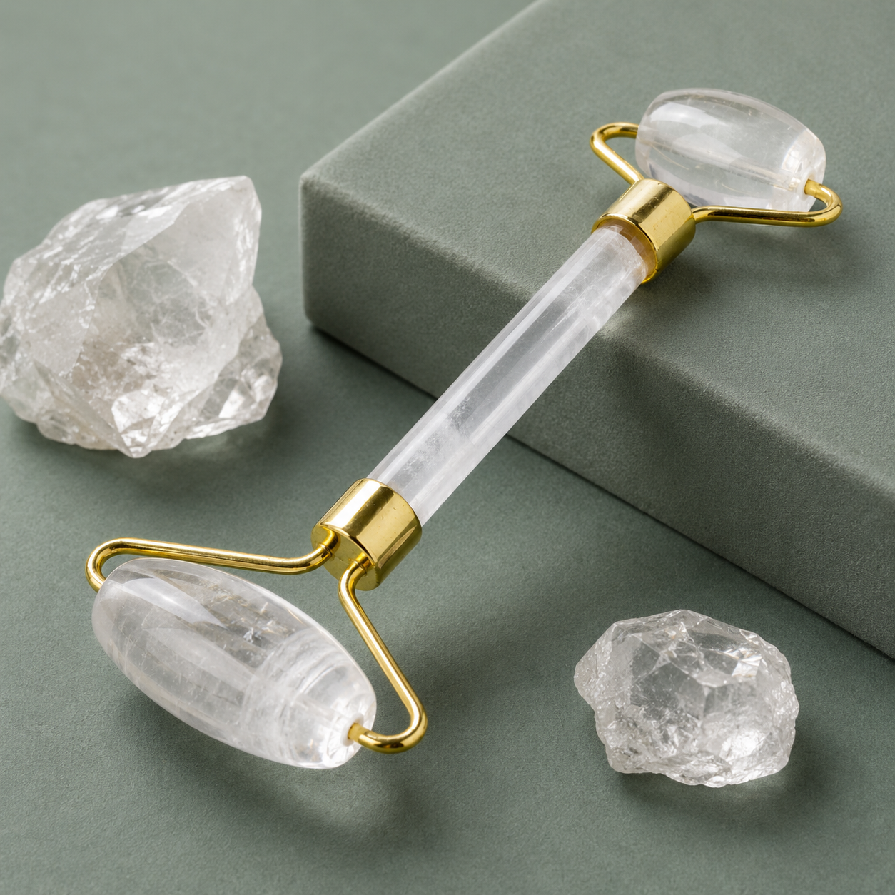 Clear Quartz Roller
