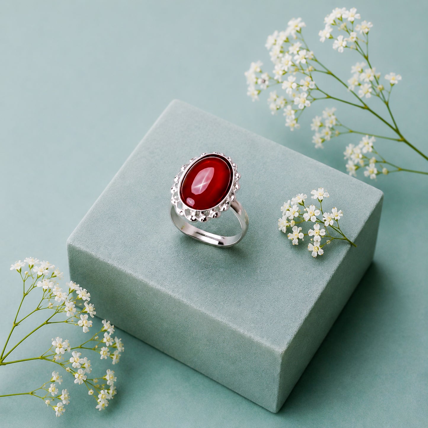 Red Carnelian Ring