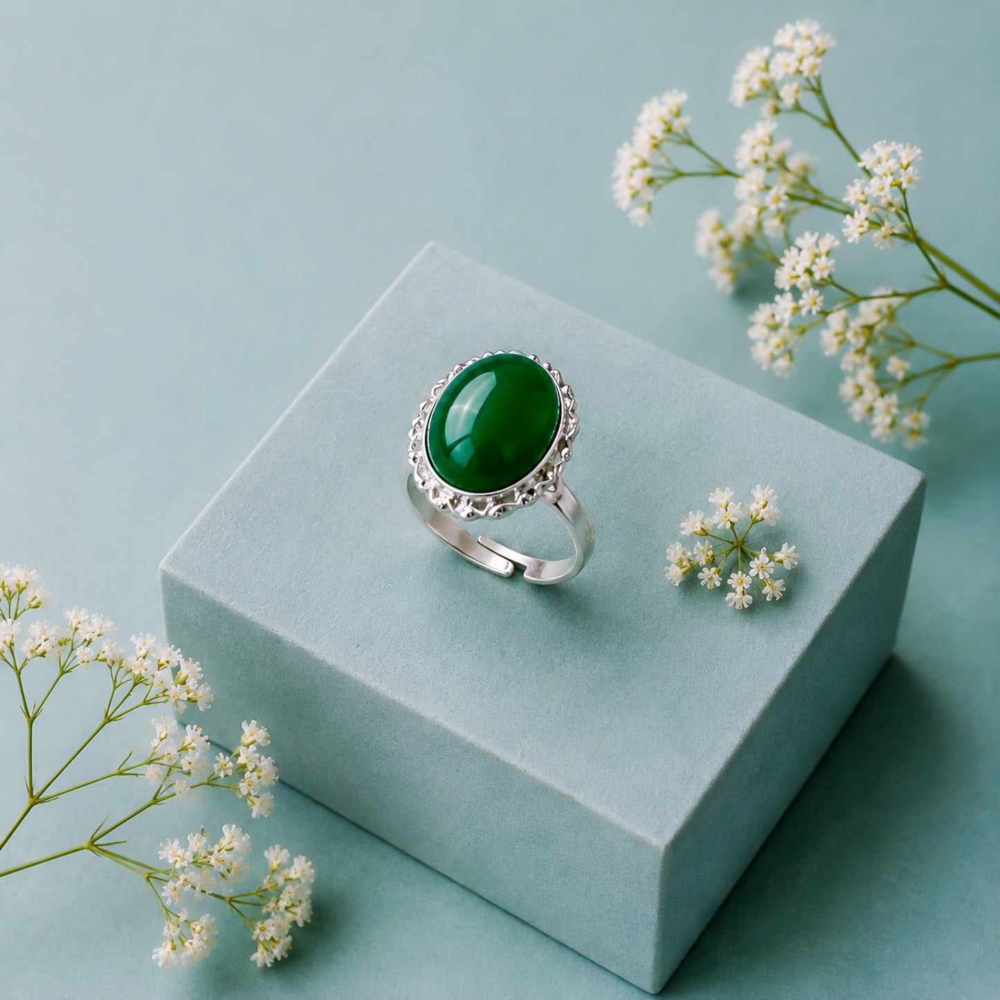 Green Jade Ring