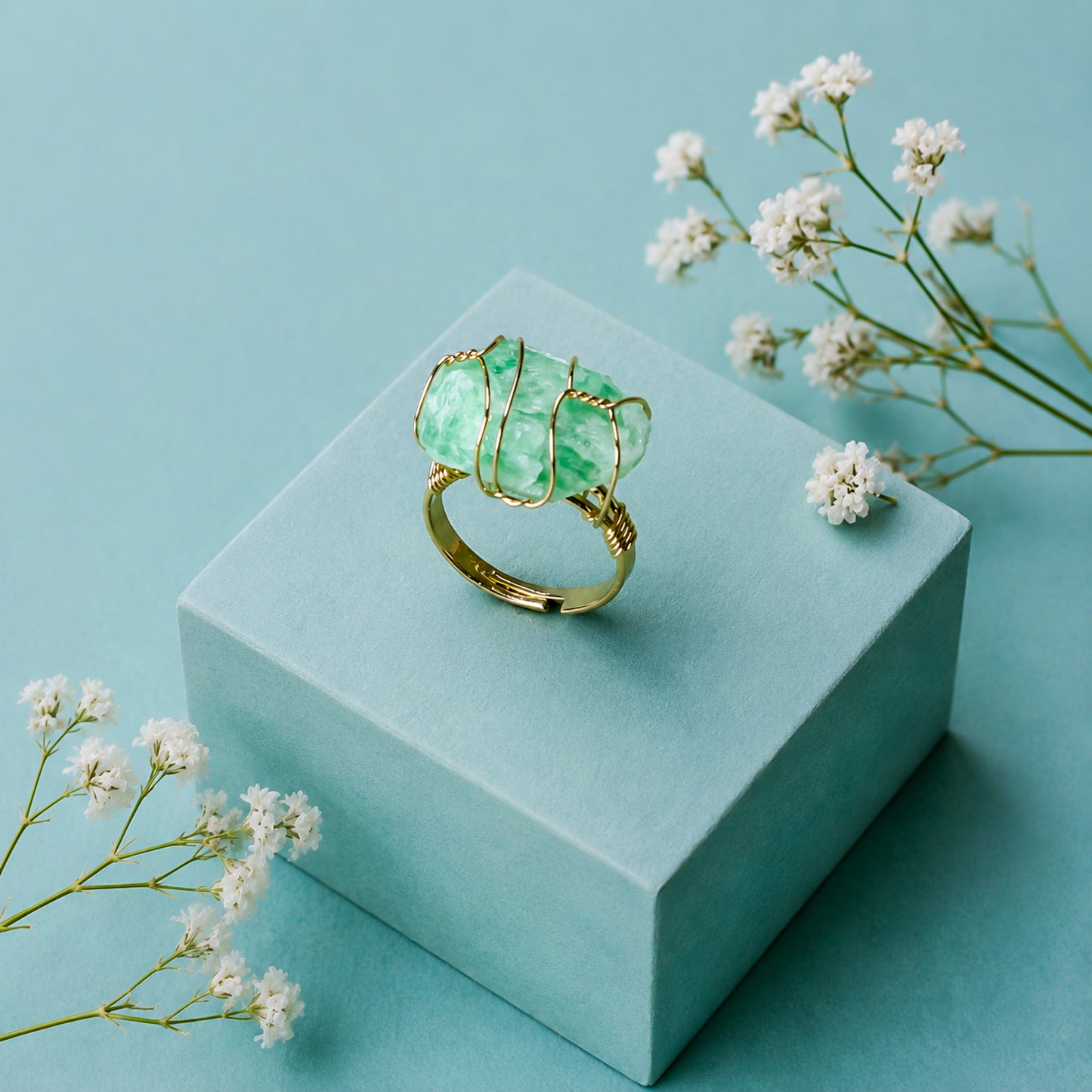 Green Aventurine RF Ring