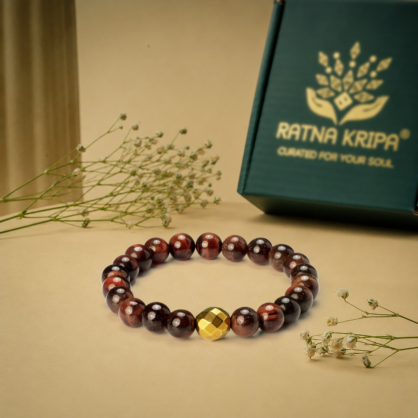Red Tiger's Eye Bracelet