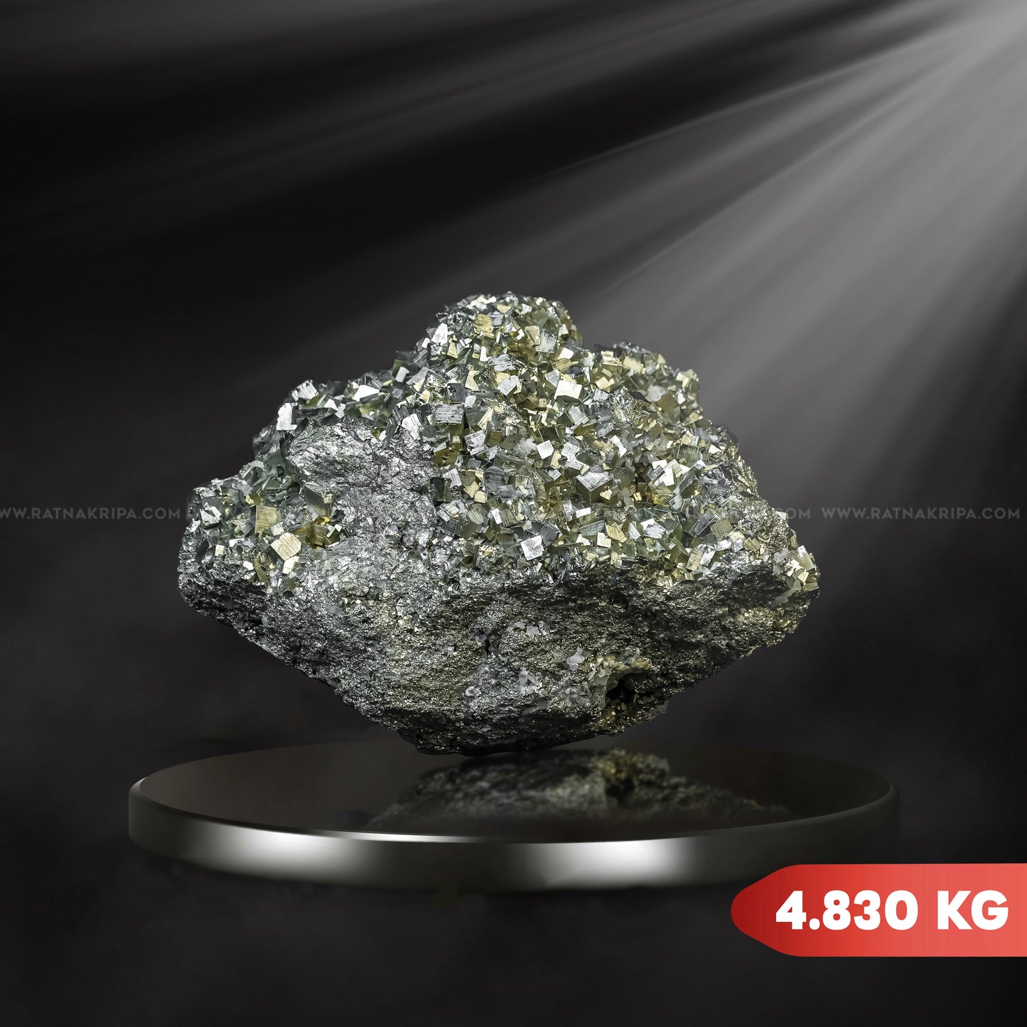 Premium Pyrite Geode - 4.830kg