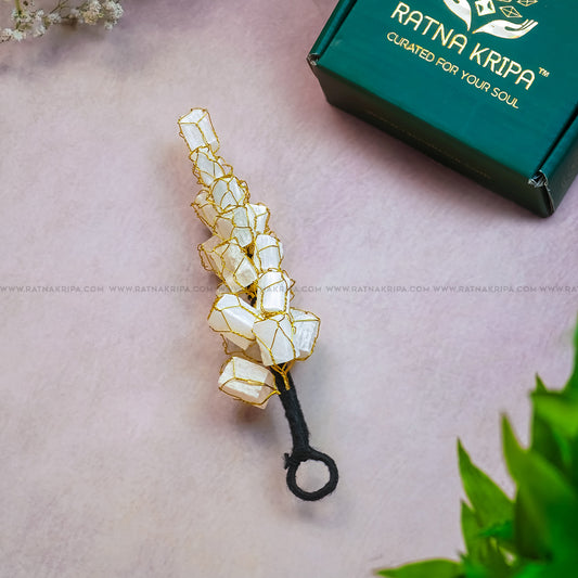 Selenite Hanger for Space Aura Cleansing