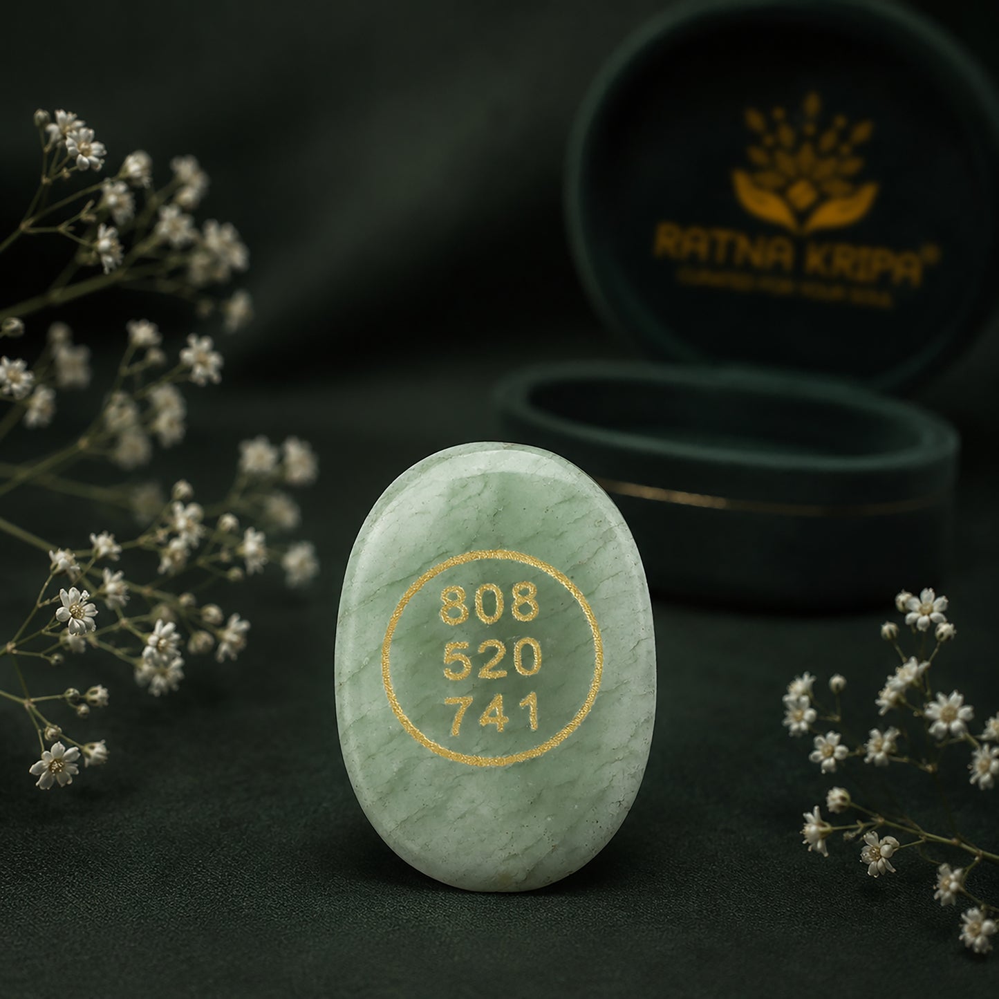 Green Aventurine Zibu coin