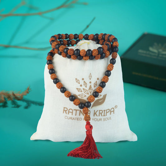 Karungali & Rudraksha Japa Mala
