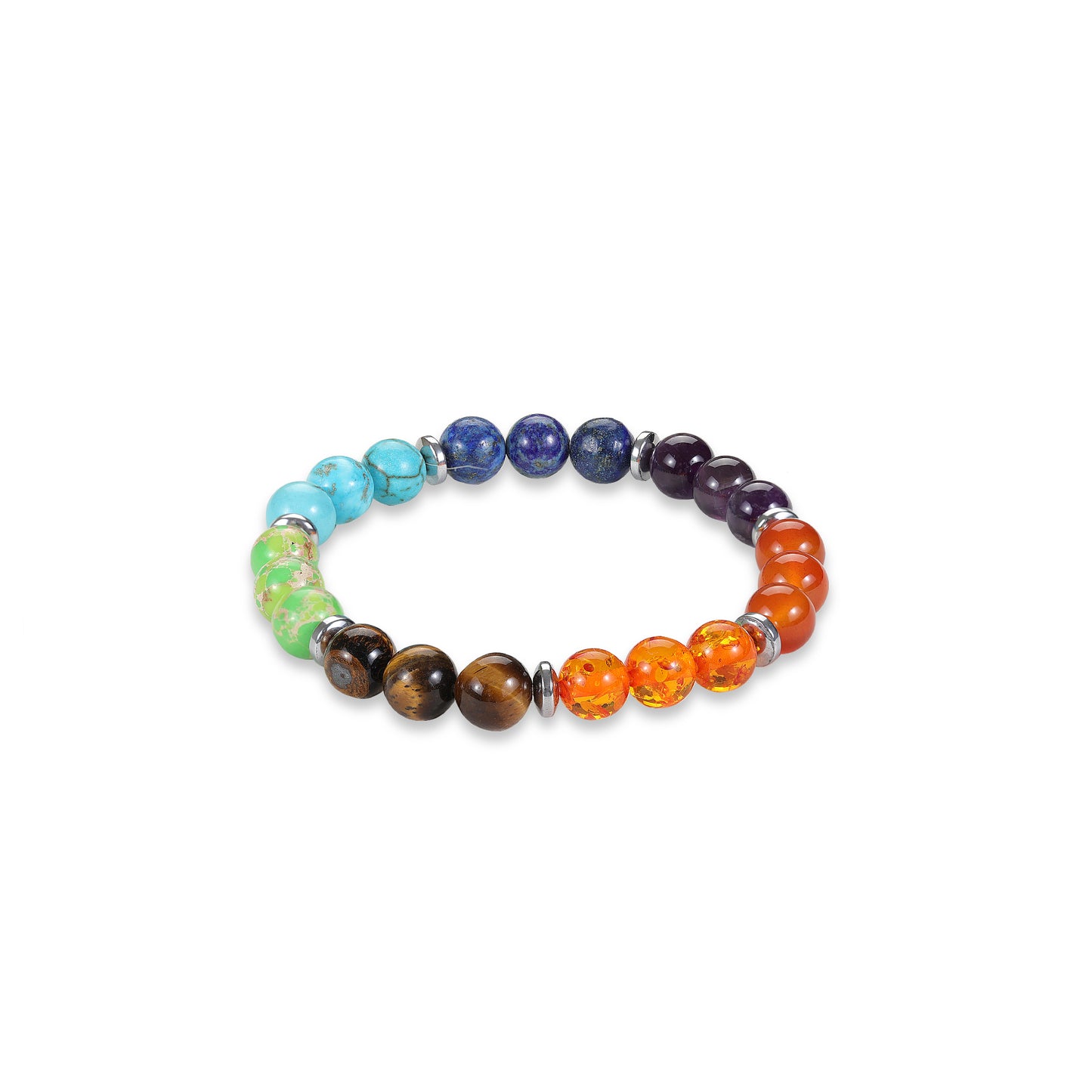 Ratnakripa 7 Chakra Power Elastic Bracelet