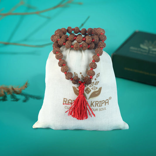 8 Mukhi Rudraksha Mala