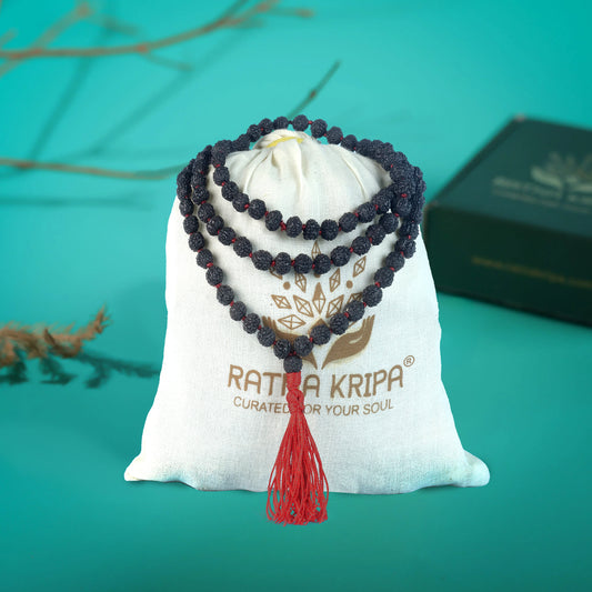 Black Rudraksha Mala