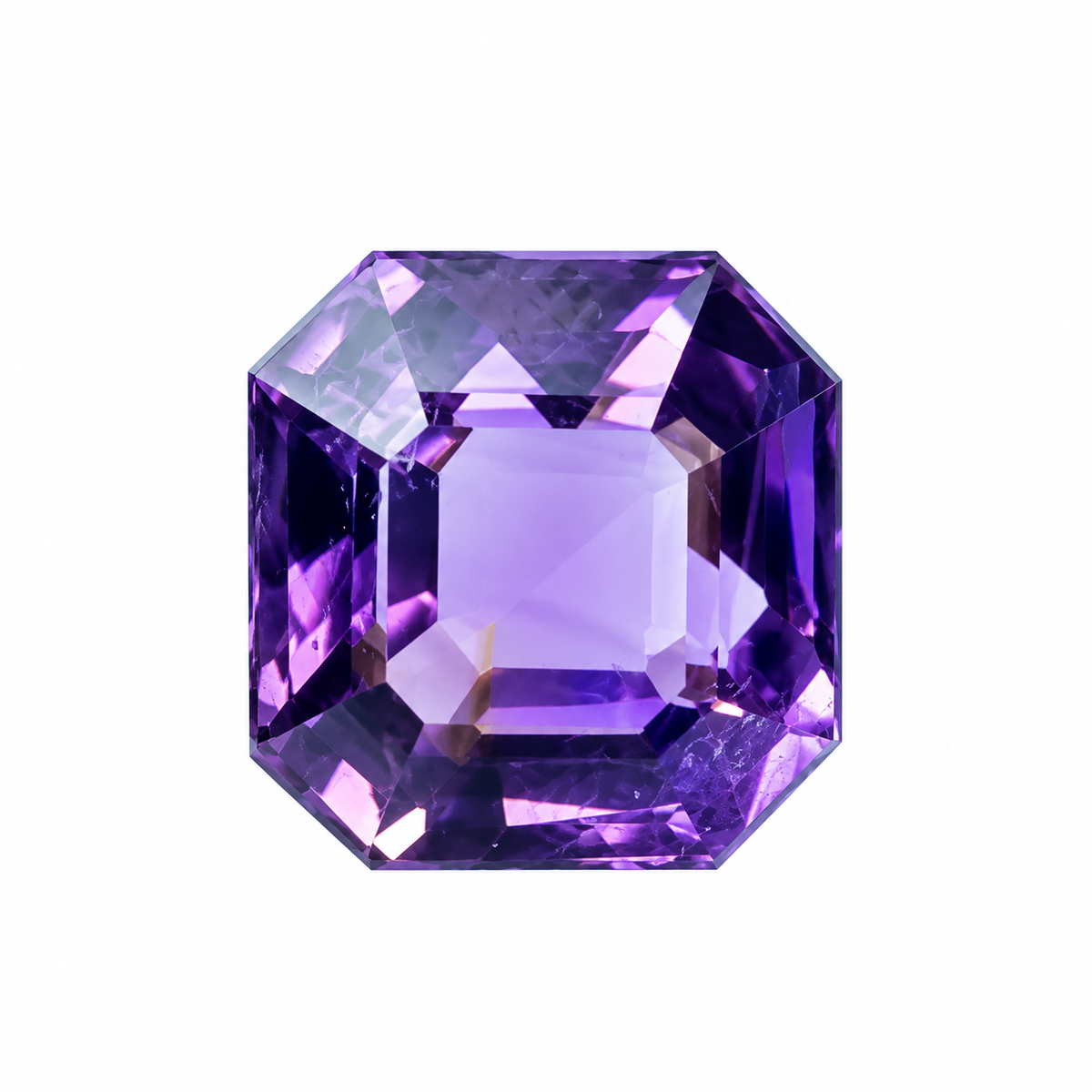 Amethyst Jamunia Octagon Step Cut – AAA Quality – 5.566 Ratti