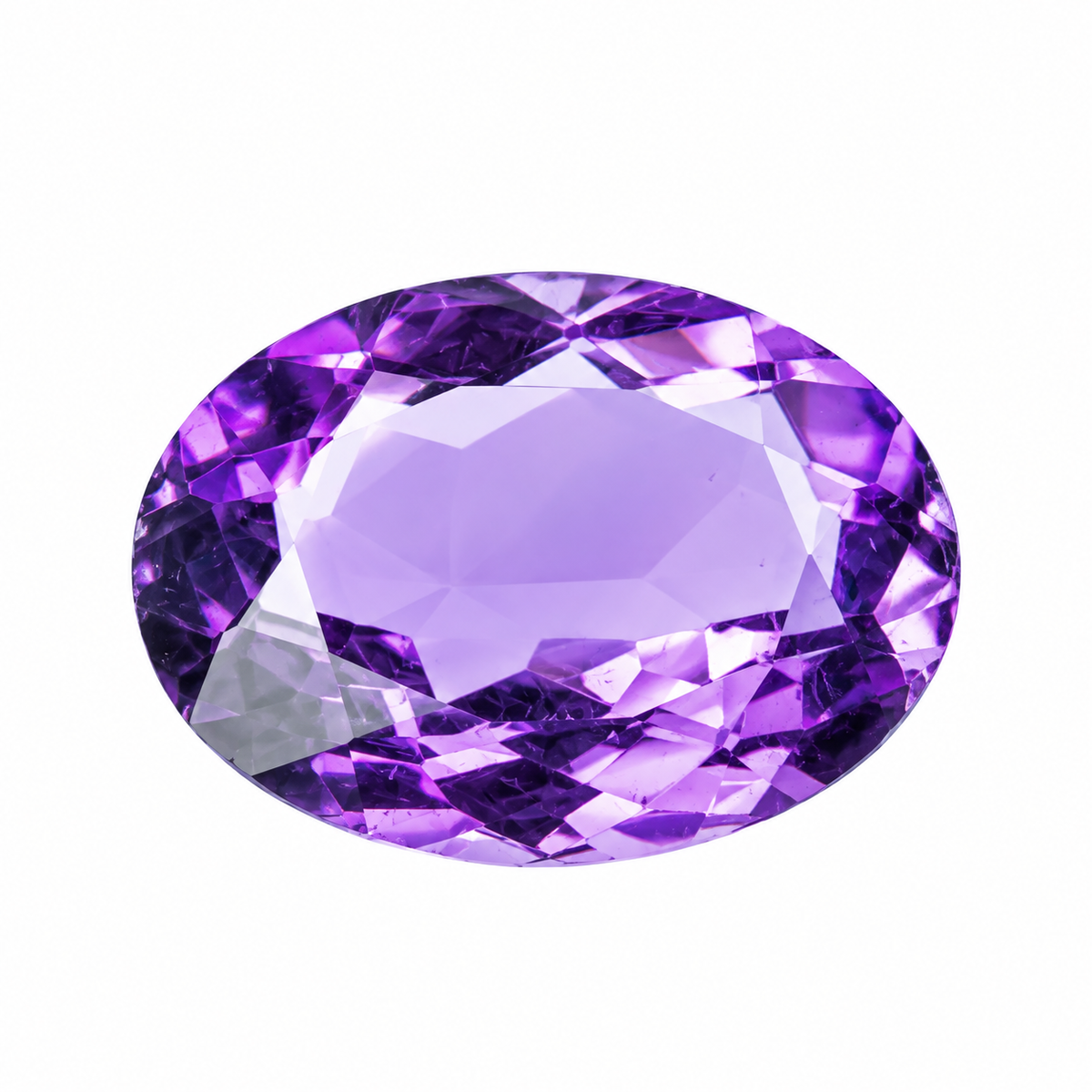 Amethyst Jamunia Oval Faceted Cut – AA Quality – 8.492 Ratti