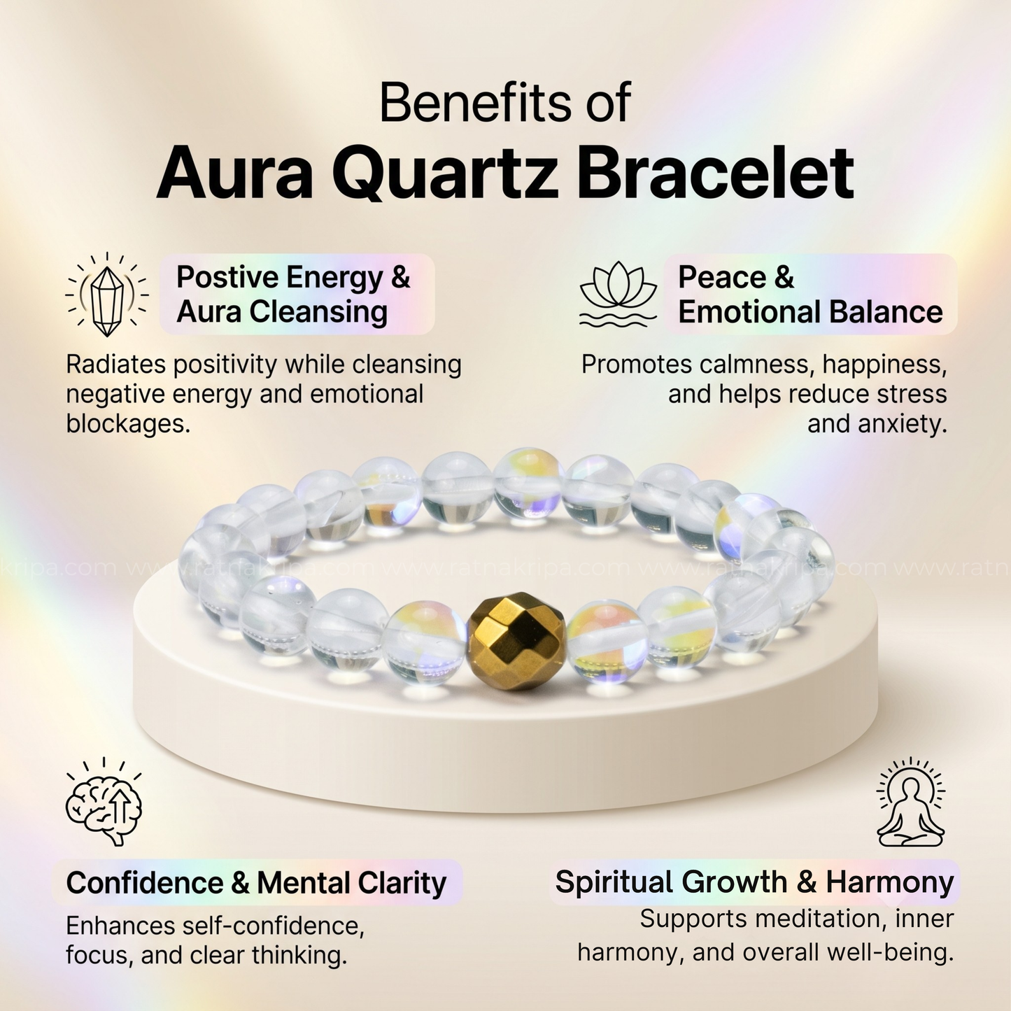 Aura Quartz Bracelet