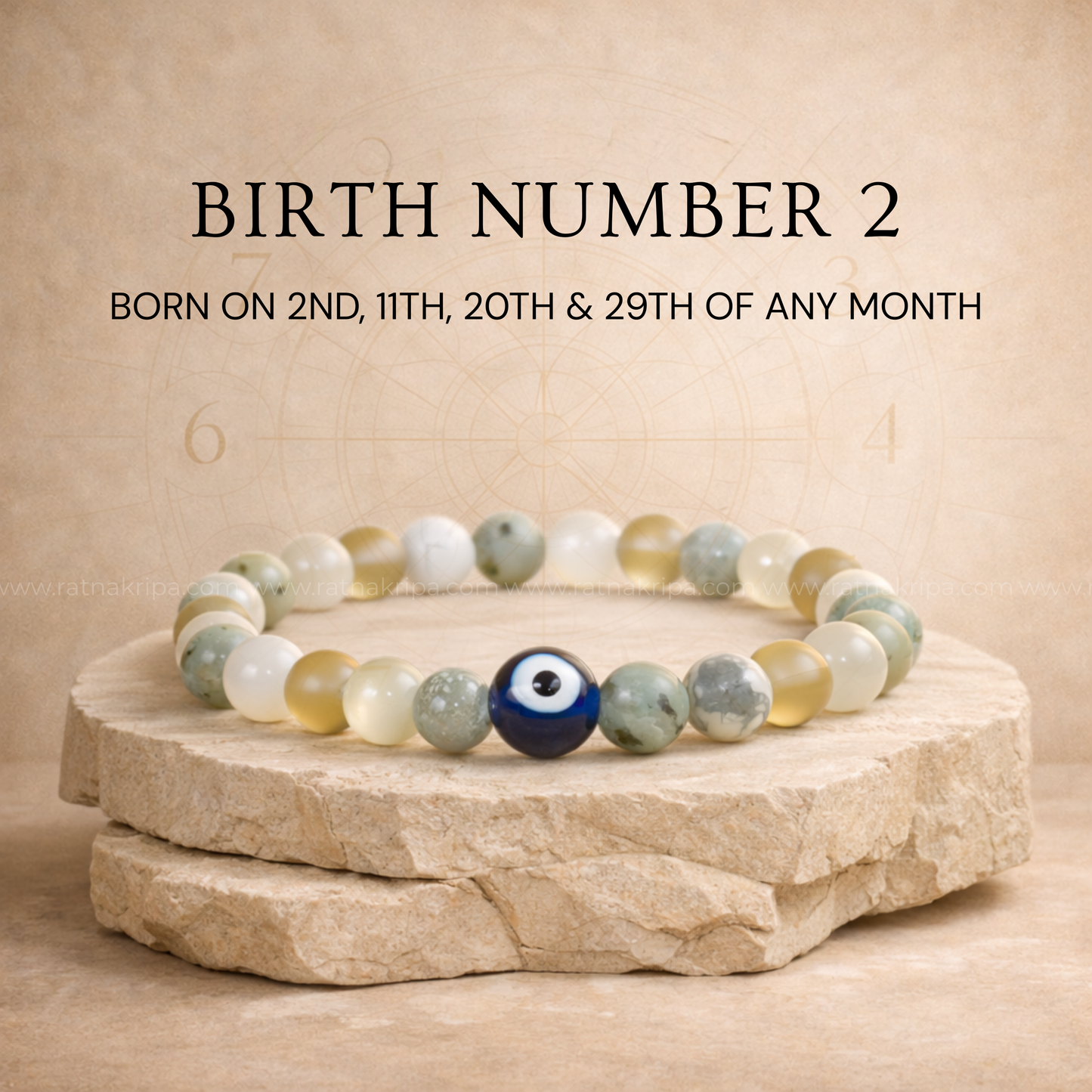 Birth Number 2 Bracelet