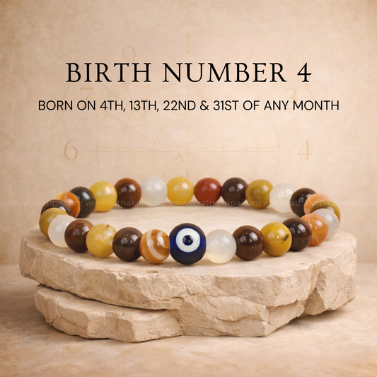 Birth Number 4 Bracelet