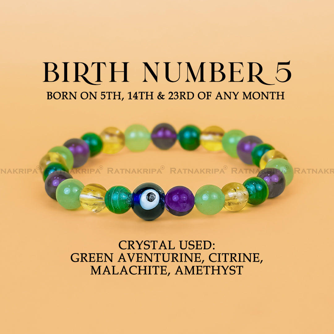 Birth Number 5 Bracelet