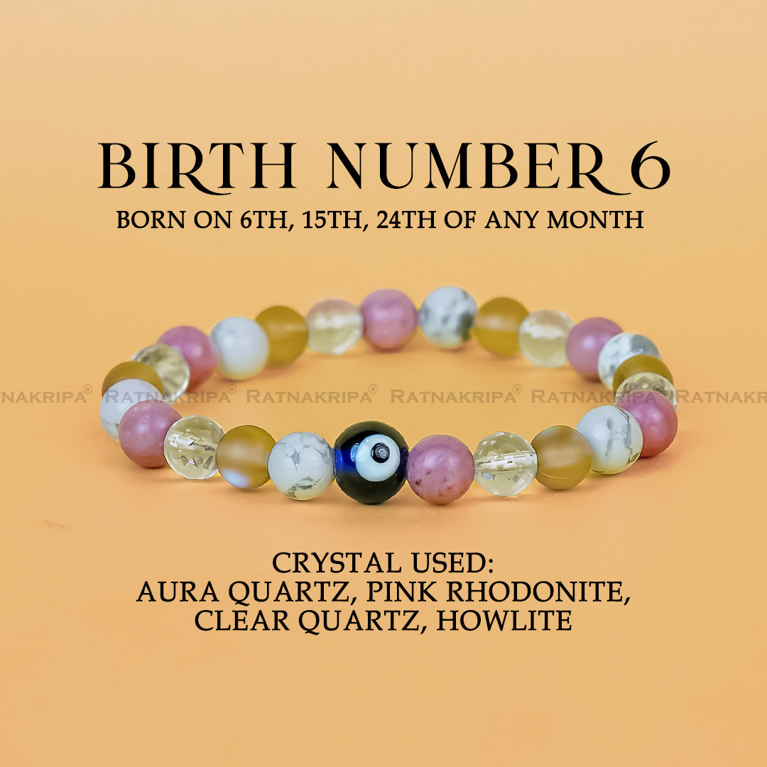 Birth Number 6 Bracelet