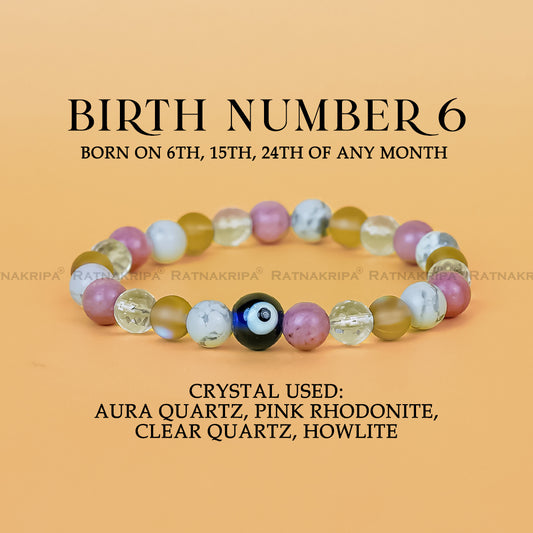 Birth Number 6 Bracelet