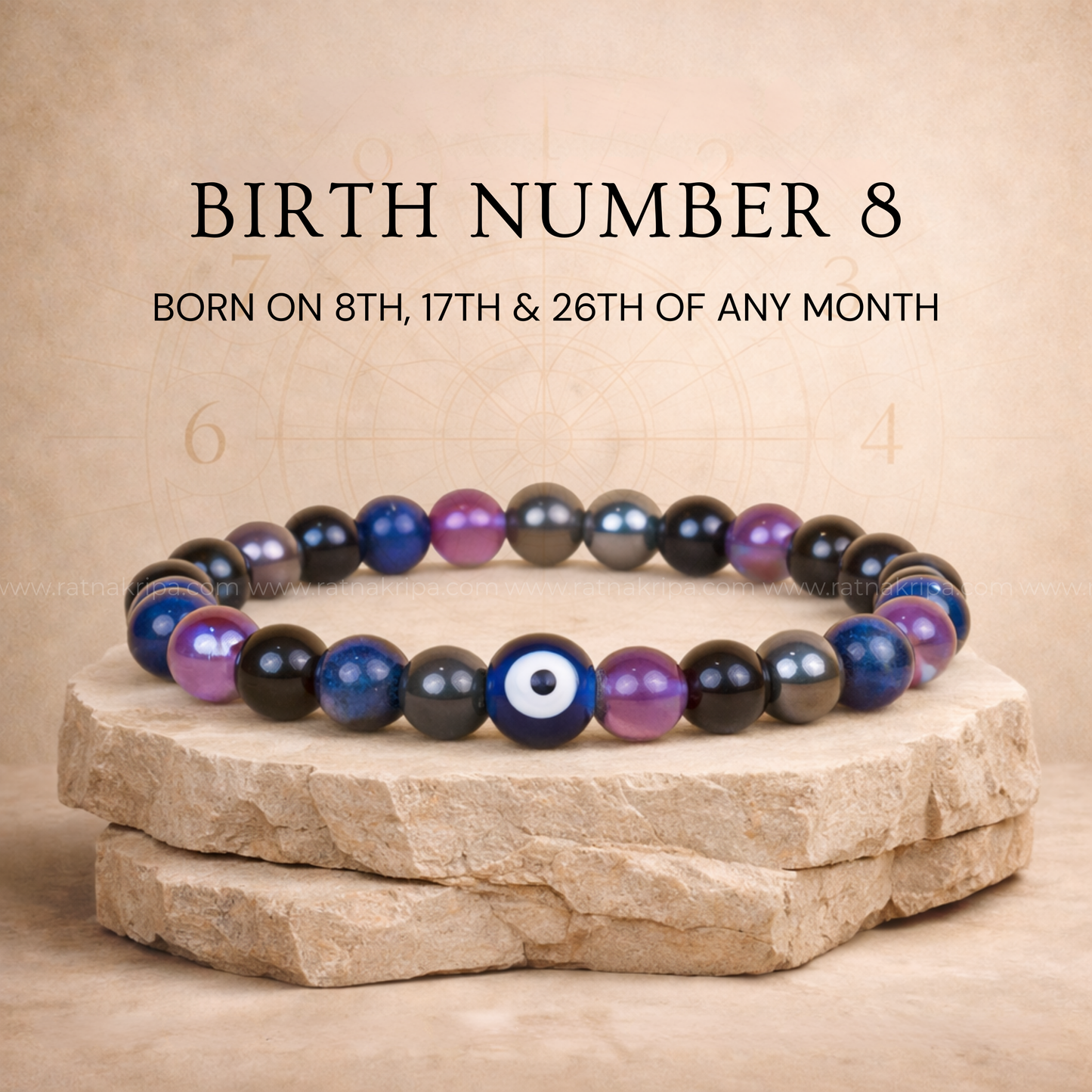 Birth Number 8 Bracelet