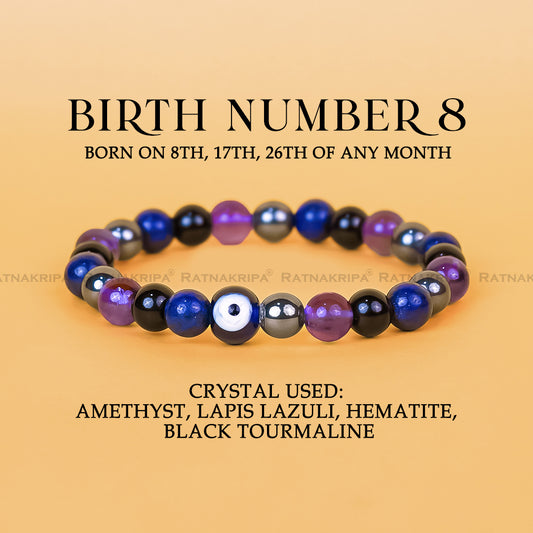 Birth Number 8 Bracelet