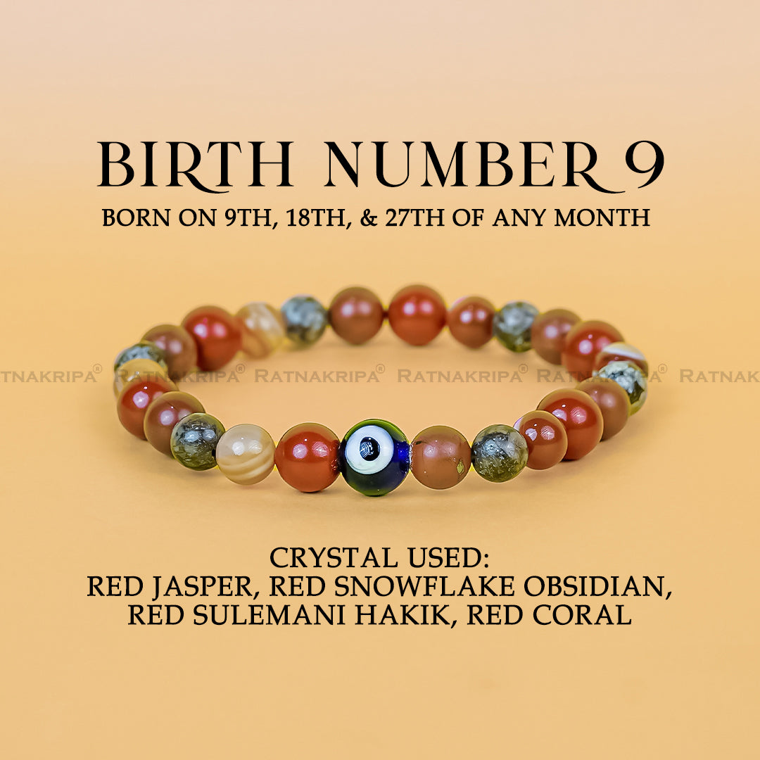 Birth Number 9 Bracelet